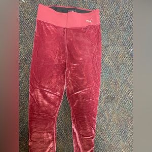 Velvet workout leggings